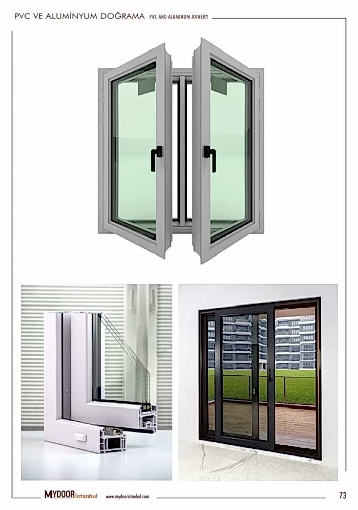 pvc alüminyum doğrama