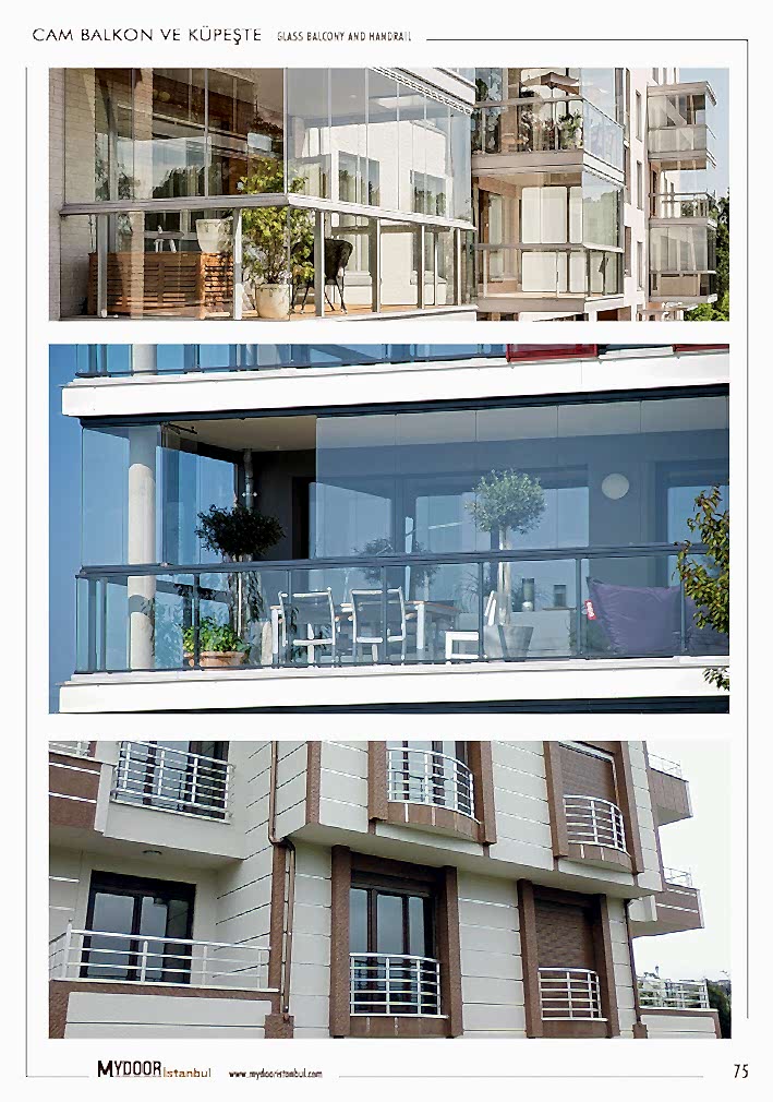 cam balkon küpeşte